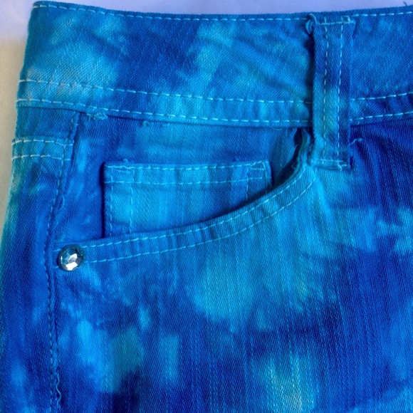 Shorts Wallflower Size 9 Sky Blue Turquoise Indigo - Picture 7 of 8